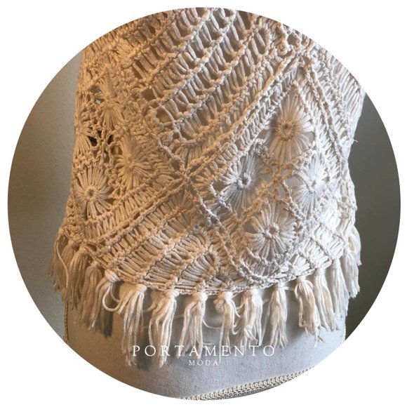 🏷Forever21 Open-crochet fringe top - Picture 8 of 8